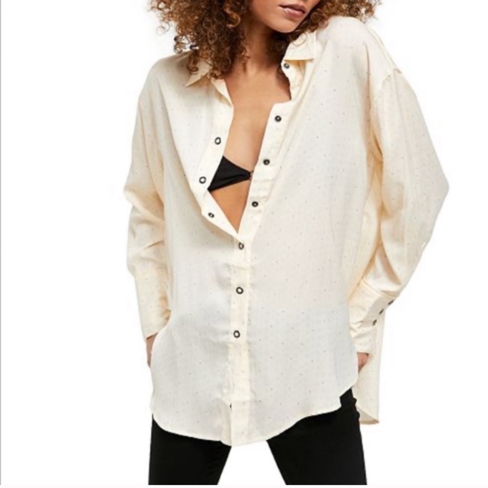 NWT* Free People All Smiles Shirt